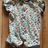 Cars Snap Up Romper