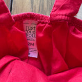 Red Ruffle Romper | 9-12 mo | Carter's
