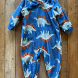 Stegosaurus Dino Zip Up Pajama | 9-12 mo | Carter's