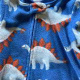Stegosaurus Dino Zip Up Pajama | 9-12 mo | Carter's
