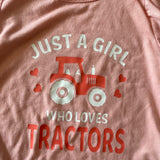 Just A Girl Who Love Tractors Shirt | 3T