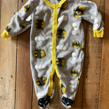 Batman Button Up Pajama | 3-6 mo