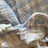 Plaid Overall Rompers | Emily & Oliver