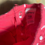 Red Polkadots Romper | 12-18 mo | Carter's