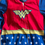 Fleece Wonder Women Zip Up Pajama