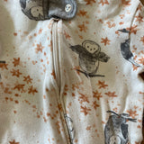 Owl Zip Up Pajama | 0-3 mo | Burt's Bees