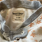 Owl Zip Up Pajama | 0-3 mo | Burt's Bees