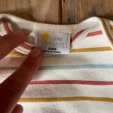 Striped Short Sleeve Onesie | Little Chickadee