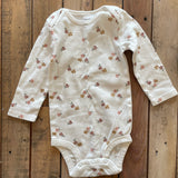 Long Sleeve Floral Onesie | Carter's