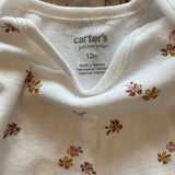 Long Sleeve Floral Onesie | Carter's