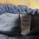 Denim Blue Pants | 9-12 mo | Carter's
