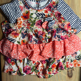 Ruffle Floral Dress | 9-12 mo