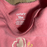 Pink Butterfly Onesie | 9-12 mo | Carter's