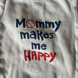 Mommy Makes me Happy Short Sleeve Onesie | Koala Baby