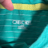 Green Stripe T-Shirt | 18-24 mo | Cherokee