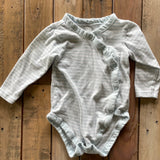 Blue Striped Wrap and Snap Long Sleeve | Mighty Good