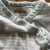 Blue Striped Wrap and Snap Long Sleeve | Mighty Good
