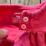 Barbie Pink Ruffle Onesie | 3-6 mo | Carter's