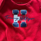 Red Short Sleeve Onesie | Tommy Hilfiger