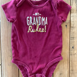 My Grandma Rules Onesie | 3-6 mo | Carter's