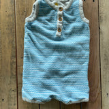 Blue Waves Romper