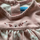 Pink Flowers Onesie Dress | Bon Bebe