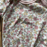 Dainty Flowers Short Sleeve Onesie