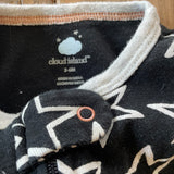Star Zip Up Pajama | 3-6 mo | Cloud Island