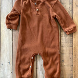 Brown Romper | 3-6 mo