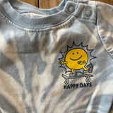 Tye Dye Happy Days Romper | 3-6 mo | Garanimals
