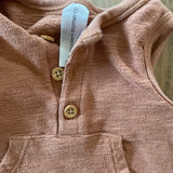 Dusty Rose Romper | 3-6 mo | Modern Moments
