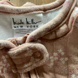 Beige Mom Quilted Zip Up Pajama | Nicole Miller