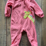 Fleece Giraffe Zip Up Pajama | Kids Headquarters