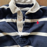 Navy Striped Polo Romper | Ralph Lauren