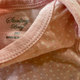 Pink Polkadot Onesie | 0-3 mo | Sterling Baby
