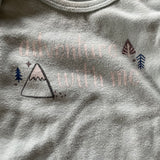 Adventure With Me Short Sleeve Onesie | Cloud Island