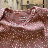 Pink Flowers Long Sleeve Onesie | Carter's