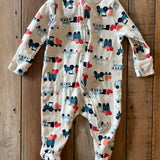 Truck Zip Up Pajama | 0-3 mo | Old Navy