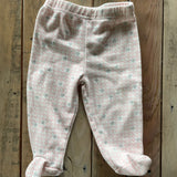 Pink Hearts Footie Pants | Sterling Baby