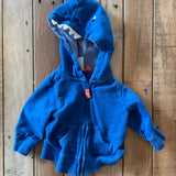 Blue Shark Zip Up Sweater | 0-3 months | Carter's